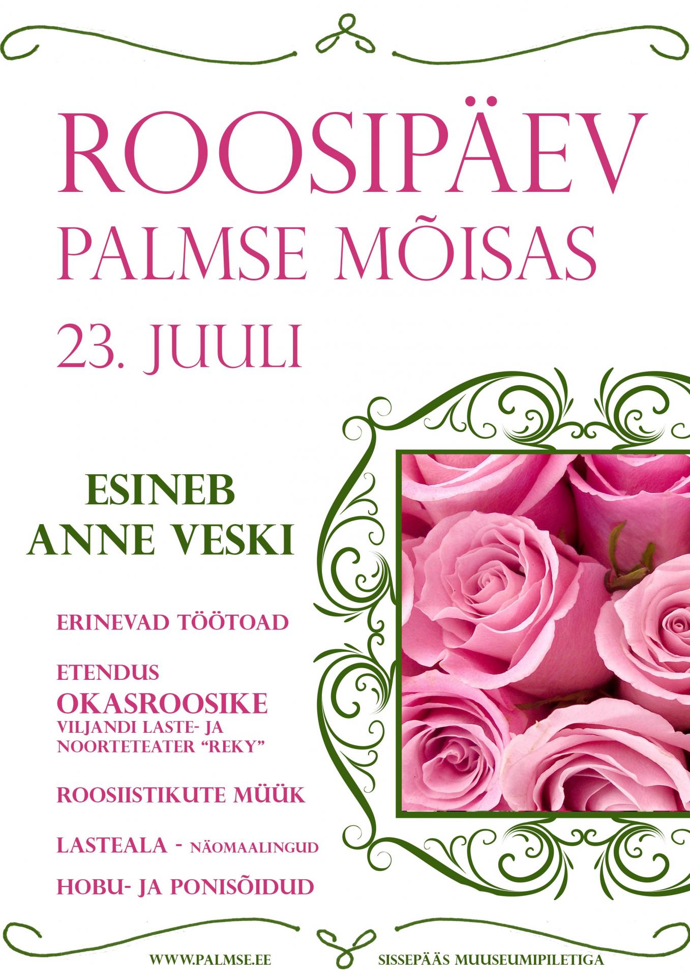 Roosipäev Palmse mõisas
