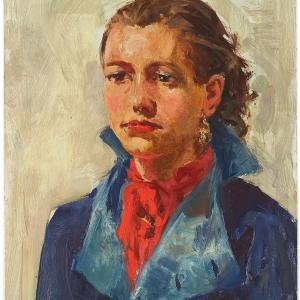 Naise portree, 1953 RM _ 6343 K 338:199 